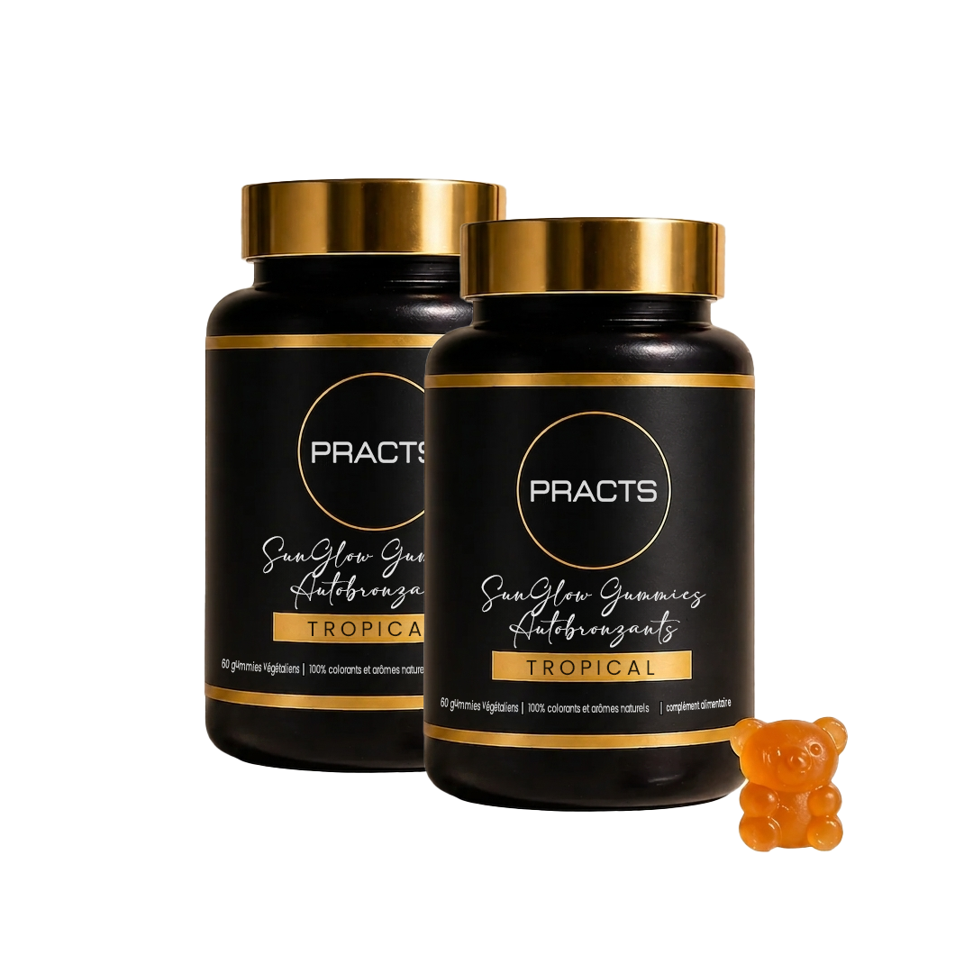 PRACTS SunGlow Gummies Autobronzants