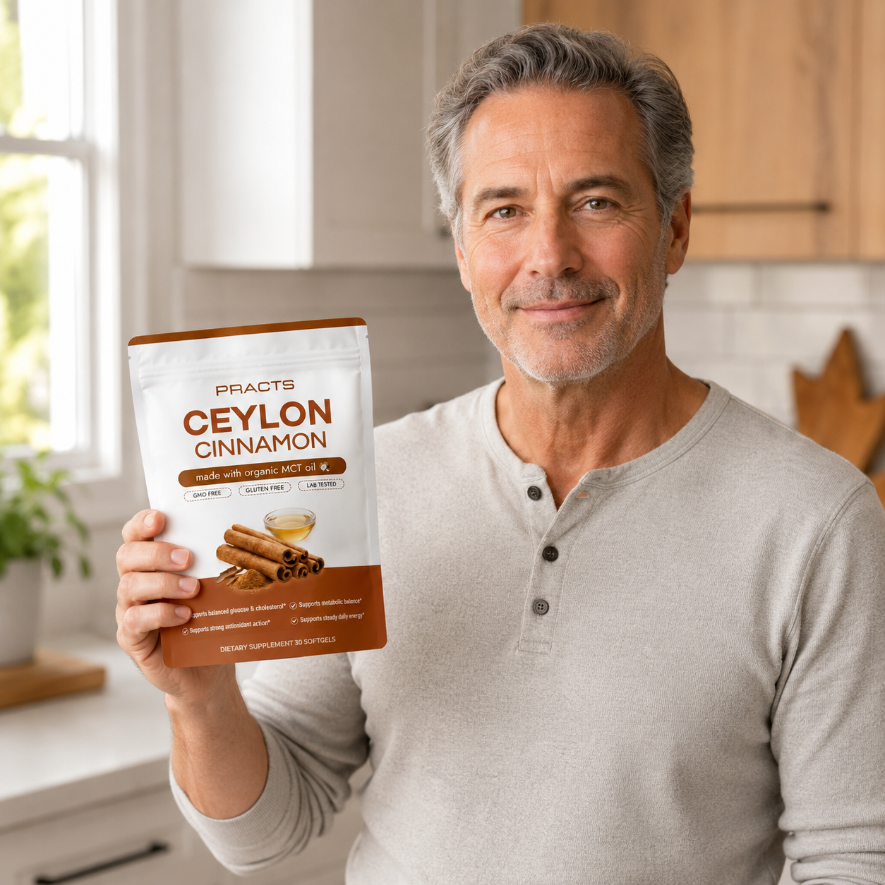 PRACTS Ceylon Cinnamon equivalent to 7,200 mg with MCT Oil CA